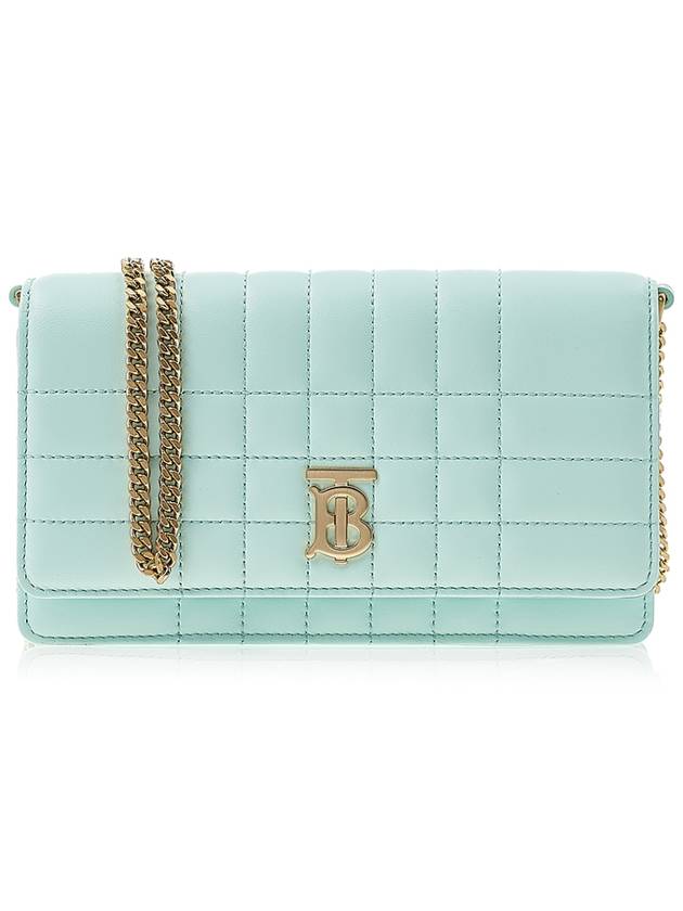 Luxury Burberry Lola Chain Strap Cross Bag Blue