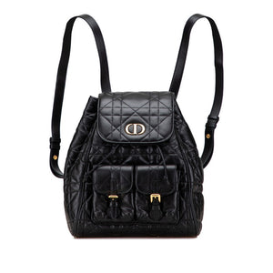Dior Caro Macrocannage Leather Backpack