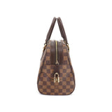 Louis Vuitton Damier Duomo Hand Bag Ebene Gold Metal Fittings