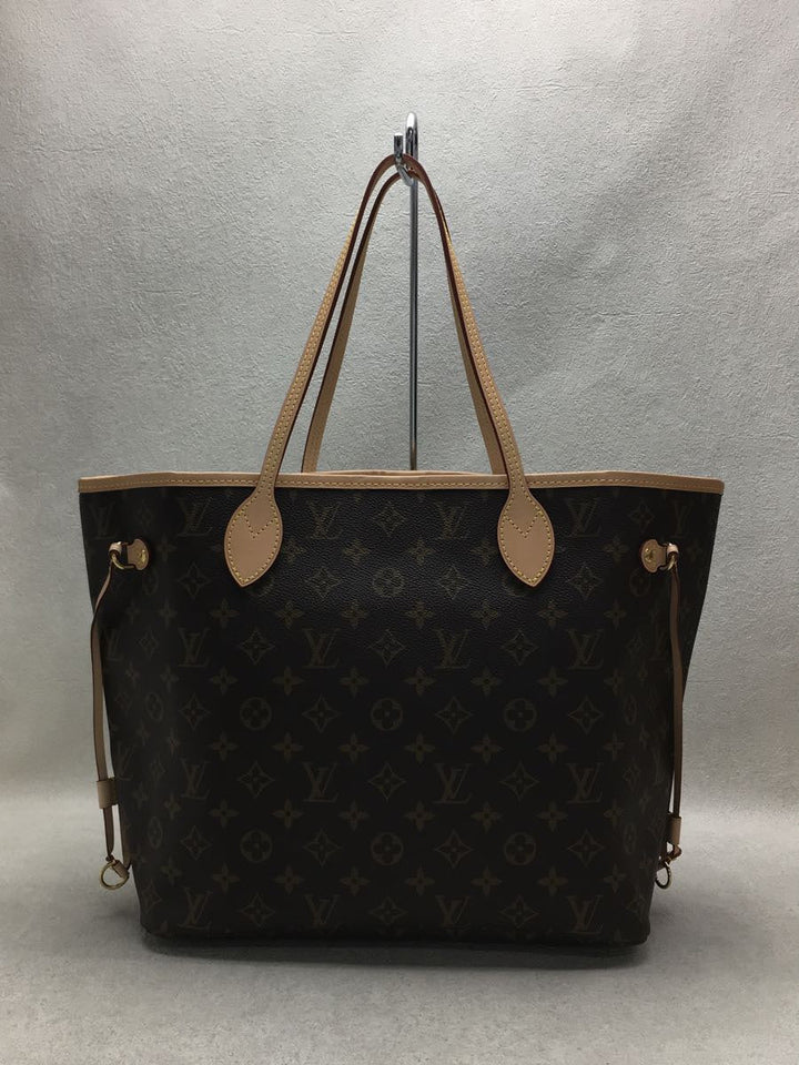 Louis Vuitton Neverfull MM Monogram Brown Tote Bag PVC