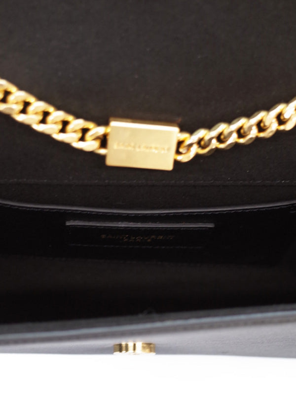 Saint Laurent- Monogram Kate Chain Shoulder Bag Black
