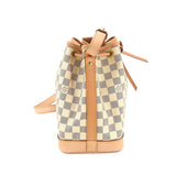 Louis Vuitton Damier Azur Noe BB Shoulder Bag Gold Hardware
