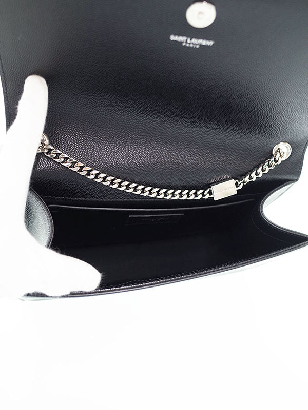 Saint Laurent- Paris Classic Kate Monogram Satchel Shoulder Bag Black