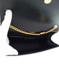 Saint Laurent- Paris Kate Monogram Satchel Chain Shoulder Bag Black
