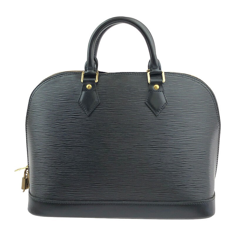 Louis Vuitton Epi Alma Bag Handbag Noir