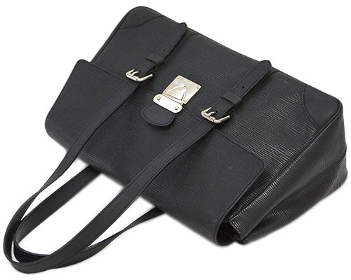 Louis Vuitton Epi Lv Shoulder Bag Segur MM Noir Black