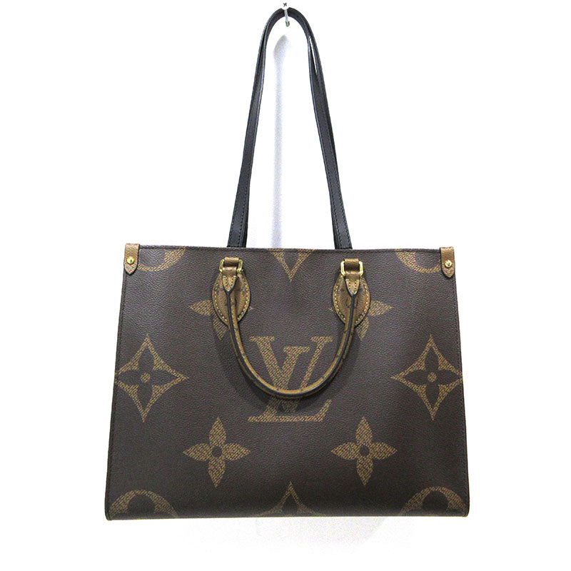 Louis Vuitton Monogram Reverse On The Go MM 2way Bag Tote Bag