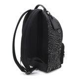 Louis Vuitton Backpack Multi-pocket Rucksack Nylon Leather Black