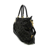 Louis Vuitton Neo Cabby GM Shoulder Bag Denim Monogram Black