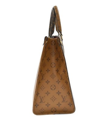 Louis Vuitton Monogram Reverse On The Go MM Reverse Tote Bag Brown