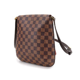 Louis Vuitton Damier Musette Salsa Long Shoulder Bag Ebene Gold Hardware
