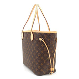 Louis Vuitton Monogram Neverfull MM Tote Bag Brown
