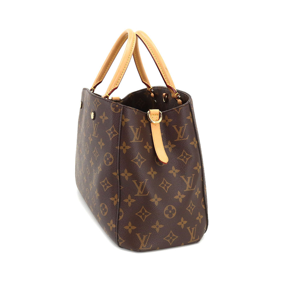 Louis Vuitton Monogram Montaigne MM 2 Way Hand Shoulder Bag