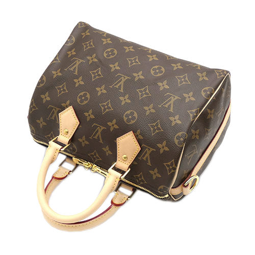 Louis Vuitton Monogram Speedy Bandouliere 25 Brown 2way Handbag