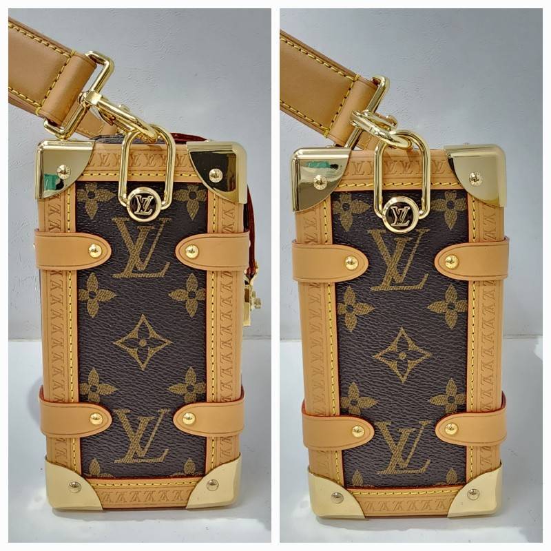 Louis Vuitton Side Trunk Monogram Maron Shoulder Bag