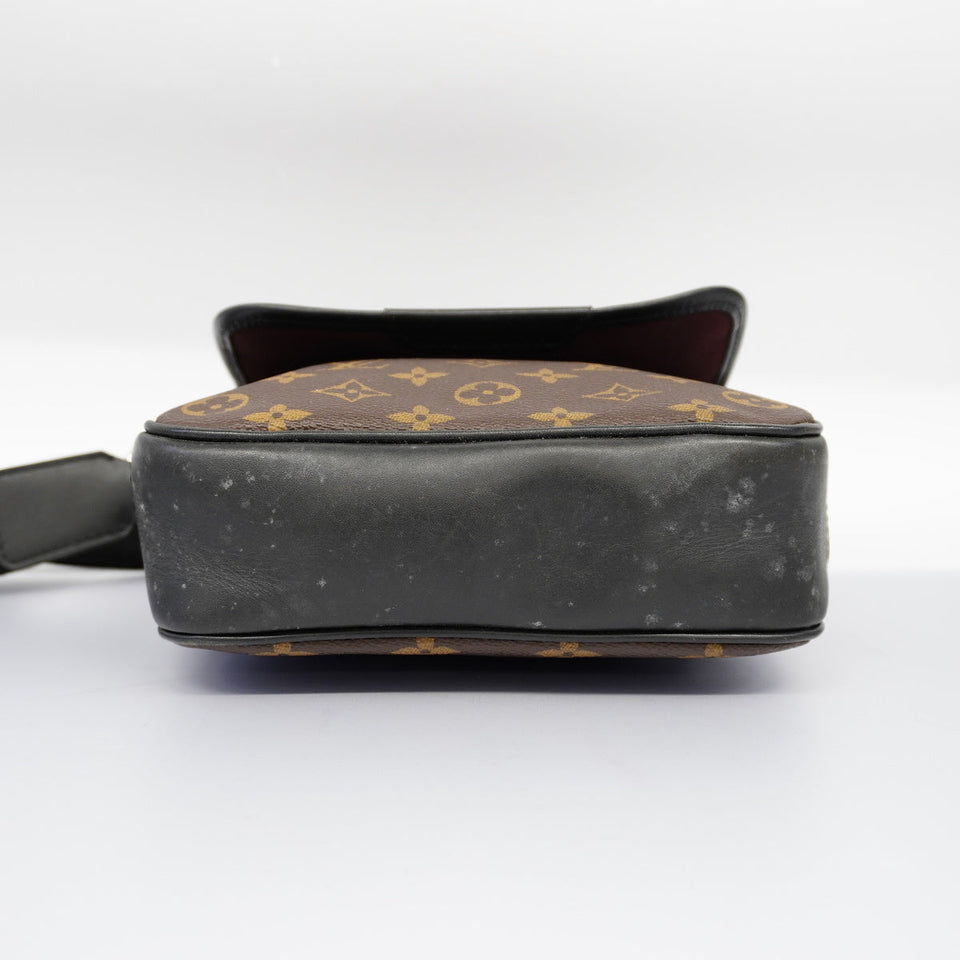 Louis Vuitton Shoulder Bag Monogram Macassar Bus PM