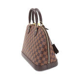 Louis Vuitton Damier Alma PM hand bag Ebene Brown