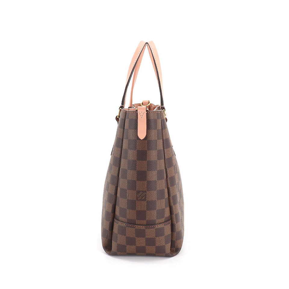 Louis Vuitton Damier Belmont Nv BB 2 Way Tote Shoulder Bag Ebene Venus