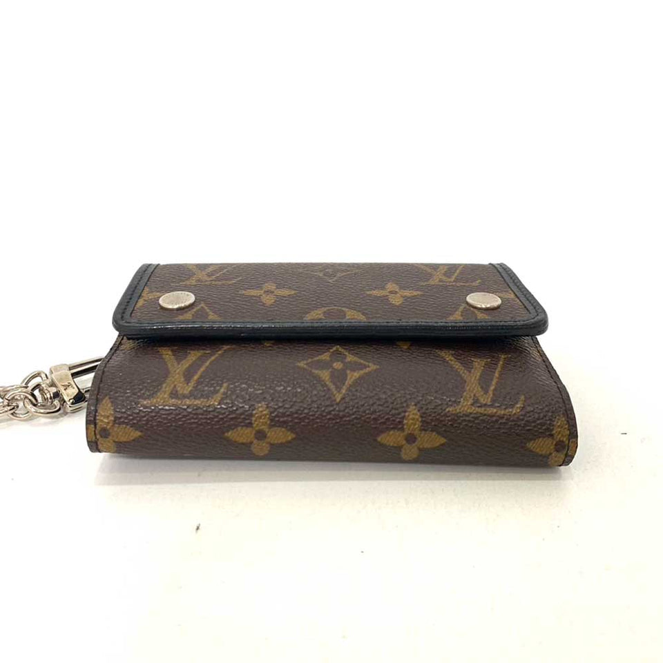 Louis Vuitton Wallet Portefeuille Compact Brown Black Mini Wallet Trifold