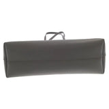 Saint Laurent- Paris Logo Print East Waist Leather Tote Bag Gray