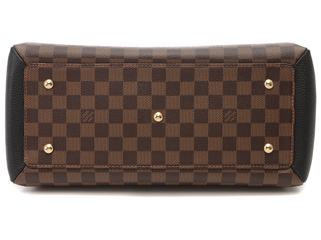 Louis Vuitton Normandy Handbag Damier Noir Black