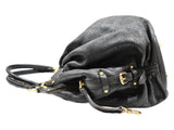 Louis Vuitton Mahina XL Handbag Black