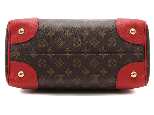 Louis Vuitton Retiro PM Monogram Coquelicot 2way Shoulder Bag