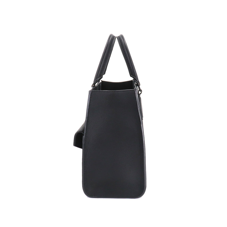 Louis Vuitton Lockme Tote PM 2 Way Shoulder Bag Leather Noir Black