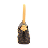 Louis Vuitton Monogram Beverly MM Shoulder Bag Brown Gold Hardware