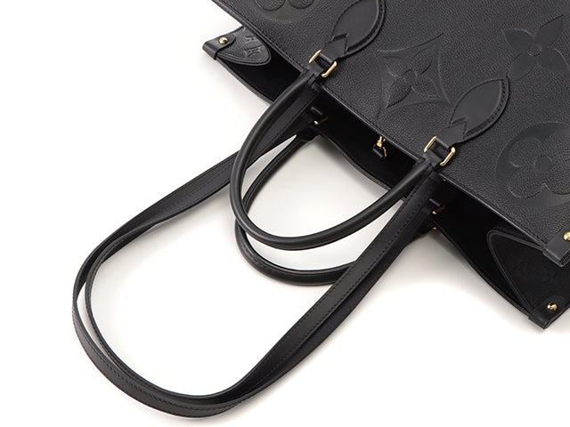 Louis Vuitton On The Go GM Monogram Implant Noir