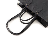 Louis Vuitton On The Go GM Monogram Implant Noir