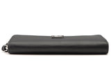 Louis Vuitton Zippy Lock Me Taurillon Noir Black Long Wallet