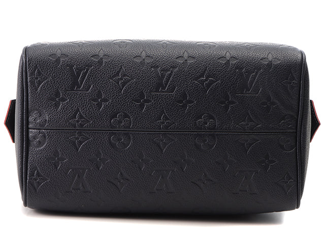 Louis Vuitton Speedy Bandouliere 25 Monogram Implant Marine Rouge