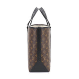 Louis Vuitton Macassar Weekend Tote PM Shoulder Bag Black