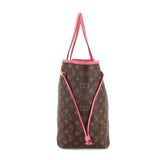Louis Vuitton Monogram Ikat Flower Neverfull GM Tote Bag Rose Velour