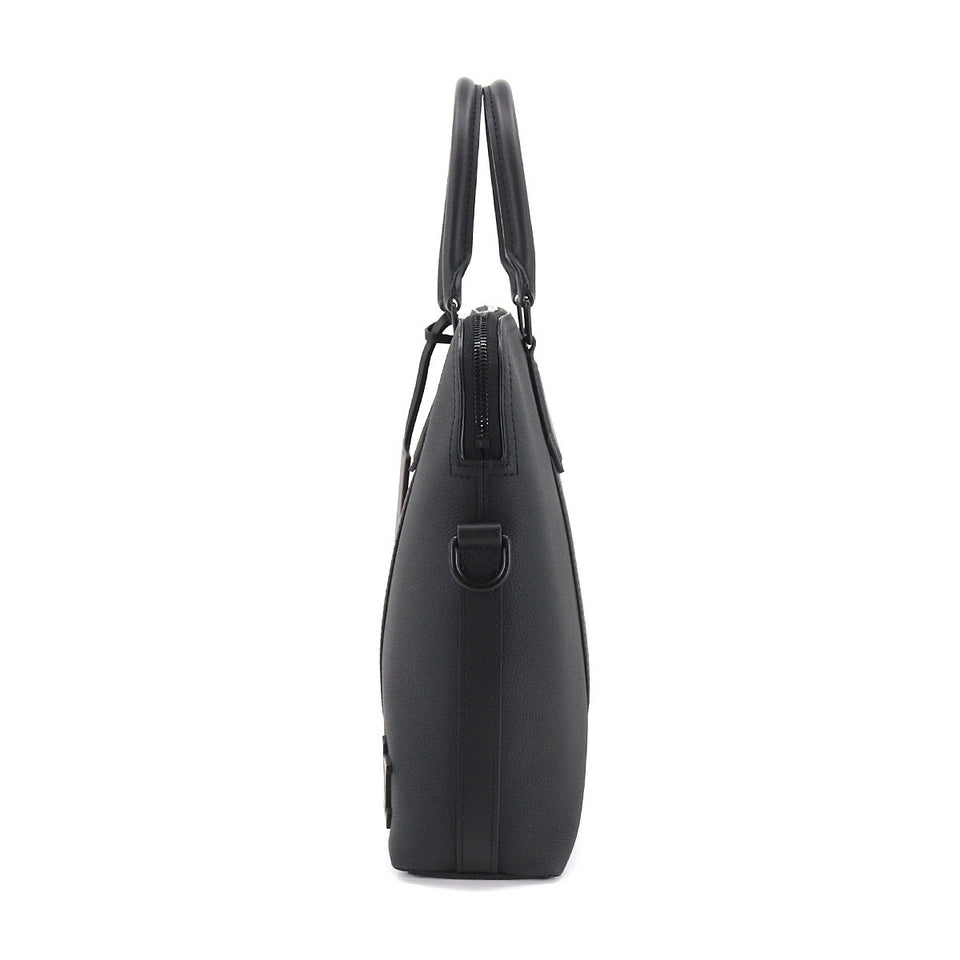 Louis Vuitton Aerogram Takeoff Shoulder Bag Leather Black