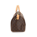 Louis Vuitton Monogram Speedy 30 Hand Bag Brown Rfid Gold Hardware