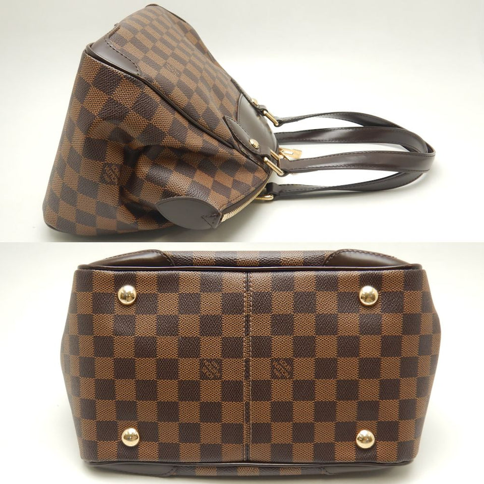 Louis Vuitton Damier Verona PM Shoulder Bag Brown