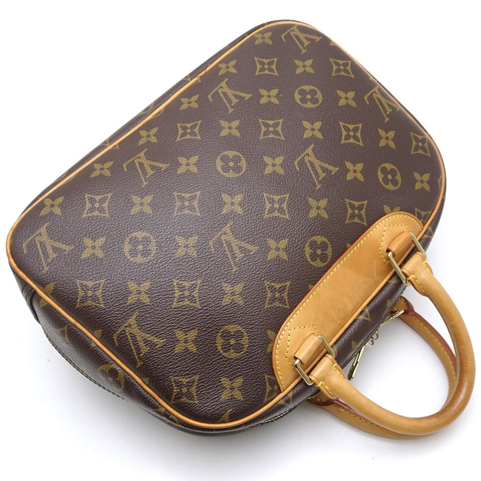 Louis Vuitton Monogram Trouville Handbag Brown