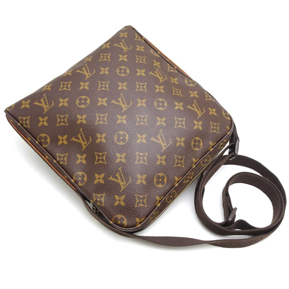 Louis Vuitton Monogram Trotter Bobourg Shoulder Bag Brown