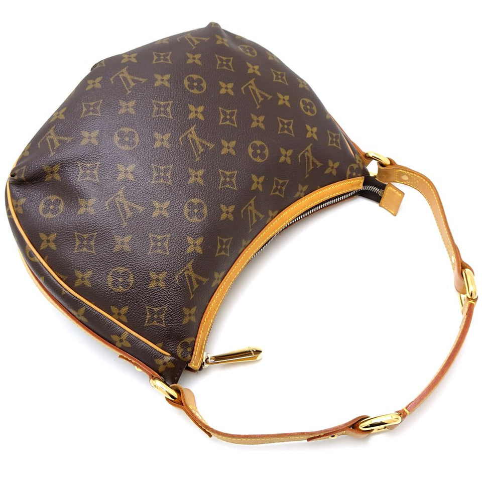 Louis Vuitton Monogram Turam PM Shoulder Bag Brown