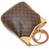Louis Vuitton Monogram Odeon PM Crossbody Shoulder Bag Brown