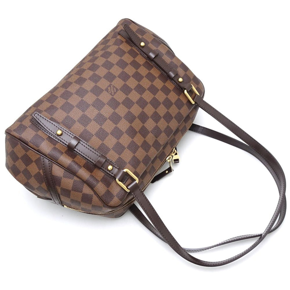 Louis Vuitton Damier Rivington GM Shoulder Bag Ebene