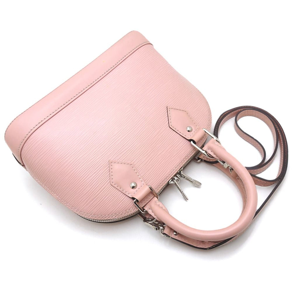 Louis Vuitton Epi Alma BB 2Way Bag Rose Ballerine Pink