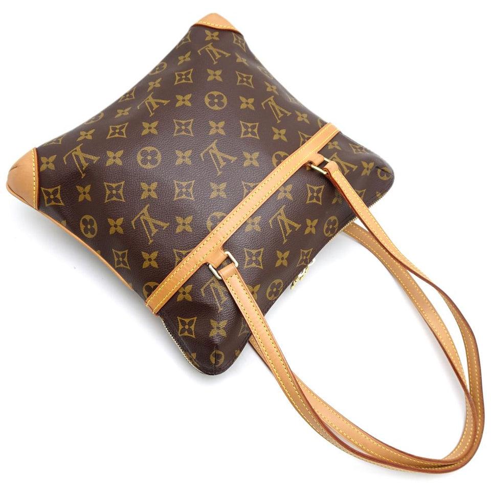 Louis Vuitton Monogram Kusan GM Shoulder Bag Brown
