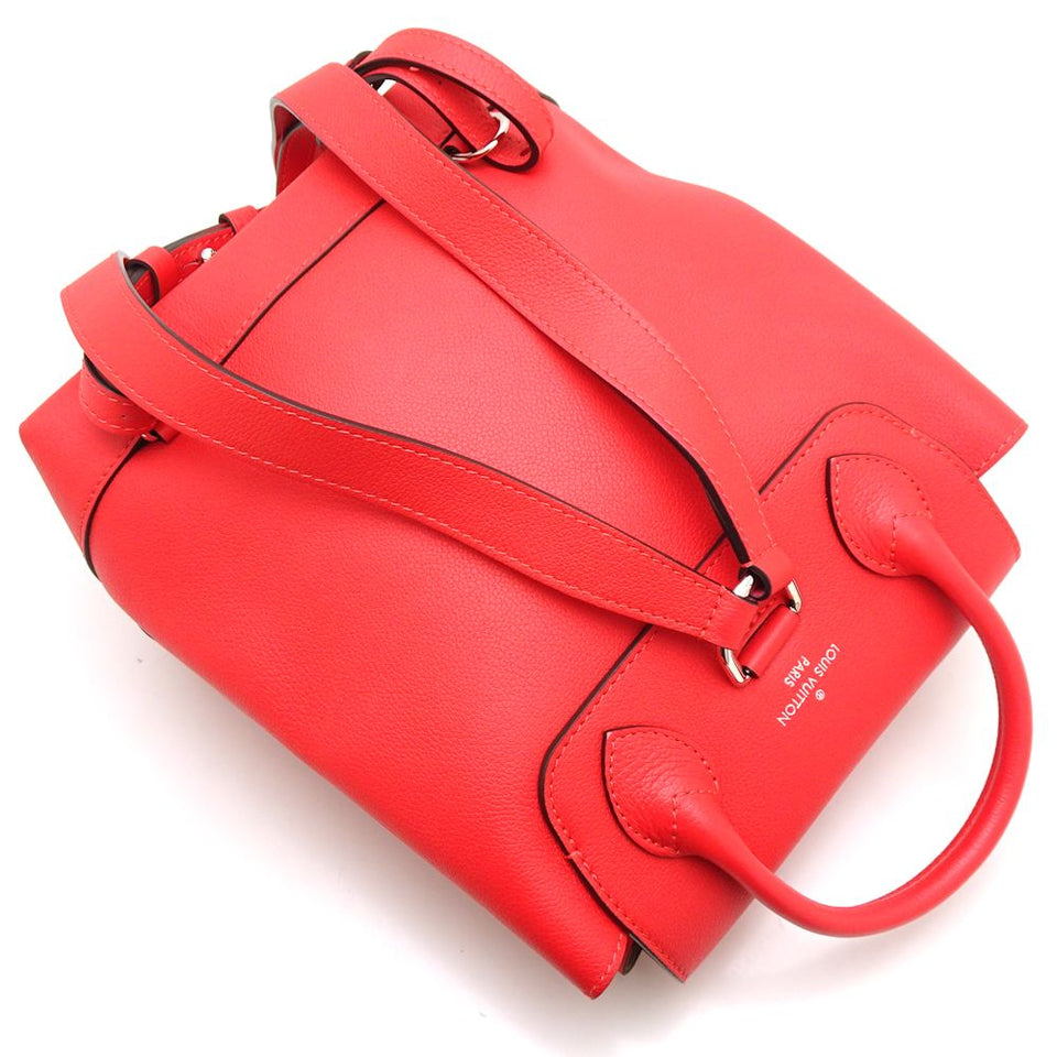 Louis Vuitton Lock Me Backpack Daypack Ruby