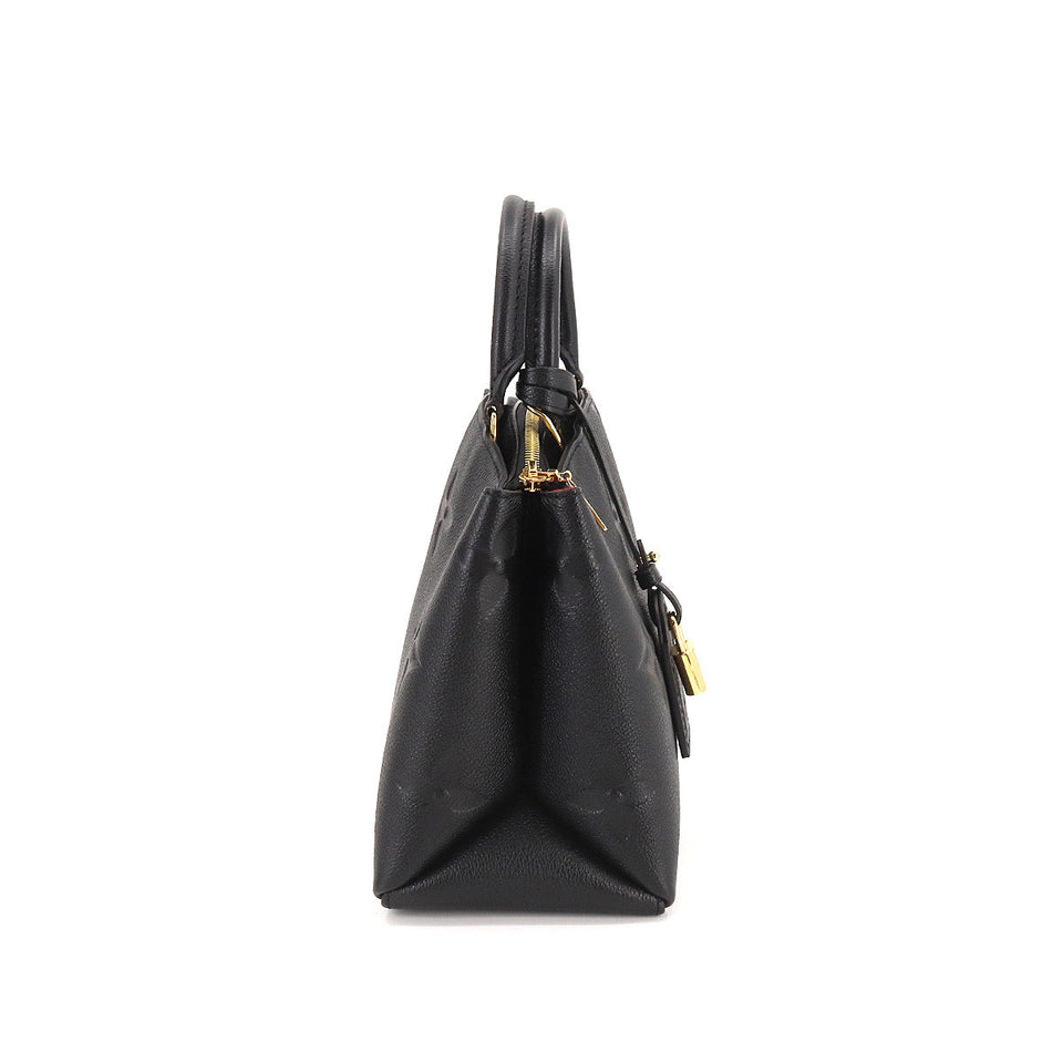 Louis Vuitton Monogram Emplant Petit Palais PM Shoulder Bag Leather