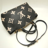 Louis Vuitton Petit Palais PM Handbag Amplant Black