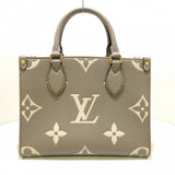 Louis Vuitton On The Go PM Handbag Tourtrail Creme Embossed