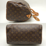 Louis Vuitton Monogram  Speedy 30 Handbag Brown